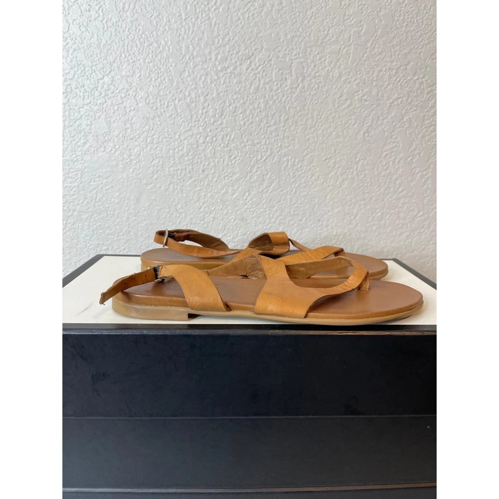 Miz Mooz Inuovo Brown‎ Leather Sandals Bucke Strap Women's Size 39 EU/9 US